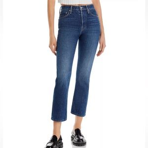 Mother denim, tomcat ankle, dark wash, size 27. NWT perfect condition